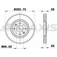 Braxis On Fren Dısk Aynası Xantıa P406 XU10J4R / EW10J4 (2.0 16V) 2.2hdı 16V ES9J4S (3.0 V6 24V) / (95 ) Hava Sog