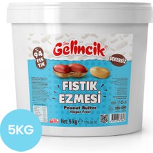 Gelincik Şekersiz Fıstık Ezmesi Krem 5 kg
