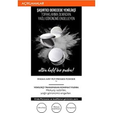 Storemax Mıssha Kızarık Görünümü Azaltarak Makyajı Sabitleyen Ultra Hafif Pudra Airy Pot Pressed Powder (Mint)