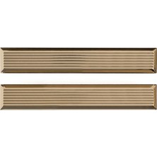 System 9254 Line-Çizgili Kulp Gold Renk 128 mm