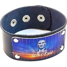 Herşey Nota K. Atatürk Imzalı Hakiki Deri Erkek Bileklik #35-185