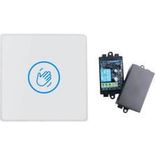 Motorobit K83 Beyaz Otomatik Kapı Temassız El Sensörü - Uzaktan Kumandalı