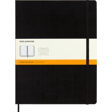 Moleskine Klasik Sert Kapak Çizgisiz Defter Xxl Boy 21X27 Cm. 192 Sayfa Siyah