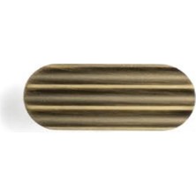 System 9443 Modern Çizgili Kulp Antik Renk 192 mm