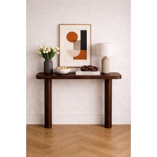 Trihome Masif Çam Dresuar 74X30X85 cm | Doğal Budaklı Ahşap | El Yapımı Modern Dresuar