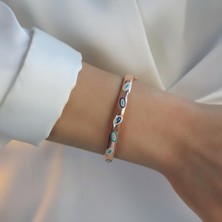 Necati Gün Fortuna Modeli Rose Gold Gümüş Kelepçe