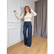 Size Özgü Lacivert Straight Jean