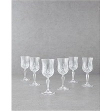 Storemax Leonora Kristalin 6'lı Kadeh 230 ml Şeffaf