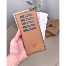 Fil Deri Hakiki Deri Para Bölmeli Uzun Kartlık 2127