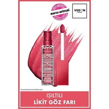 NYX Professional Makeup Ultimate Glow Shots Işıltılı Likit Göz Farı - 12 Raspberry Rave