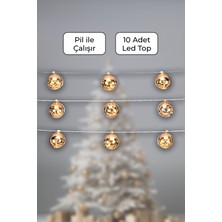 Mystyle Kg-30 Yılbaşı Glitter Ledli Top 10LU