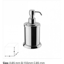 Sonia - Classico Tezgah Üstü Sıvı Sabunluk, Krom - 90211CR-