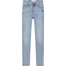 Calvin Klein Hıgh Rıse Skınny Kadın Mavi Kot Pantolon