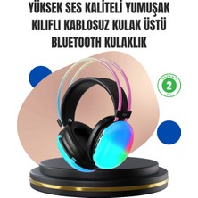Byos Konforlu Tasarımlı Kablosuz Gaming Kulaklık – Uzun Pil Ömrüyle - BY0026-5RGCH0