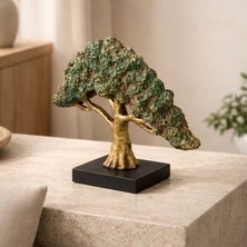 Evidea Deco Bonsai Dekor - Yeşil / Kahverengi - 22 cm
