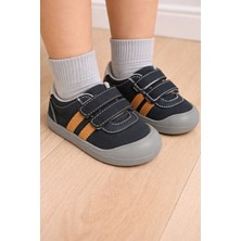 Sema Erkek Bebek Deri Ortopedik Taban Kaymaz Taban Ilk Adım Ayakkabısı