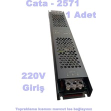 Cata 12V 40A Şerit LED Adaptörü 40A 480W Süper Slim