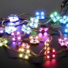 Adafruit 36 mm 4'lü Kare Rgb LED (20 Parça)