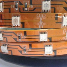 Iled Yeşil Üç Çip 60 LED 12V Iç Mekan Şerit LED - 10 Metre