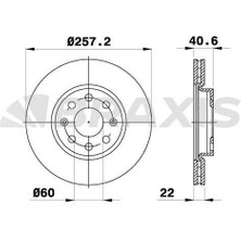Braxis On Fren Dısk Aynası Opel Adam Corsa 1.4ı 1.2ı