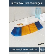 Letsii Büyük Boy Lüks Mavi Sarı Oto Fırçası