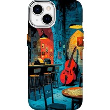 Iphone 14 Uyumlu Çello Tasarimli Lüks Silikon Kilif