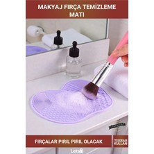 Letsii Silikon Makyaj Fırçası Temizleme Matı