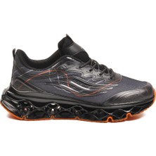 Mc Jamper Siyah Füme Memory Foam Bağcıklı Hafif Esnek Erkek Sneaker 2326 M