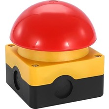 Motorobit Mantar Başlı Acil Stop Butonu 1no+1nc - Anahtarlı Lift Reset