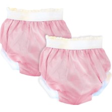 Flamex Sema Baby 2'li Lüks Alıştırma Külodu 10-15 kg - Pembe