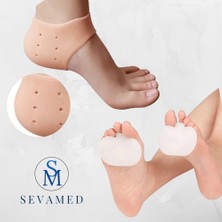 Topuk Çatlakları Dikeni Için Topuk Çorabı Gömleği ve Metatarsal Ped Ağrıyan Ayaklar Için Kırmed