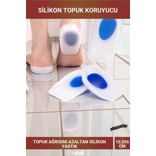 Letsii Kadın Topuk Dikeni Önleyici Darbe Emici Silikon Topuk Koruyucu Ped