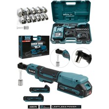 Assur 21V Akülü Darbeli Cırcır Kolu – 3/8" Profesyonel Somun Sıkma & Sökme