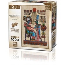Nilly Toys 20743 Puzzle 1000 Papirus Throne Of Tutankhamun