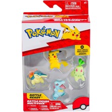 Nilly Toys Pok PKW2578 Pokemon Battle 4 Lü Figür Seti