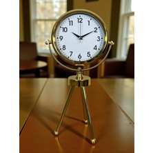My TechCat Zentime Gold Lüks Üç Ayaklı Masa Saati