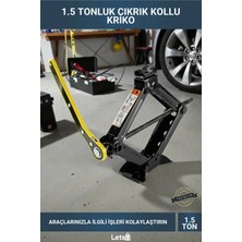 Letsii 1.5 Ton Cırcır Kollu Araç Kriko