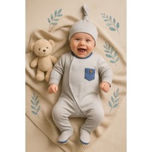Ozz Baby Yeni Doğan Erkek Bebek (0-3 ) (3-6) Ay  Oeko-Tex Sertifikalı Pamuklu Tulum Set