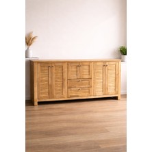 İZMİRMASİF Vıttorıa Masif Konsol – Doğal Masif Ahşap, Country TARZI 185X45X86cm