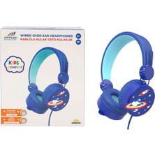 Nilly Toys S02002604 -Sun-Gle-Ech-Kulaklık Mikrofonlu Kablolu Uzay Resimli Mv.