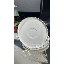 Güral Porselen Carıne Alba 12 Parça Kahve Fincan Takımı Altın File