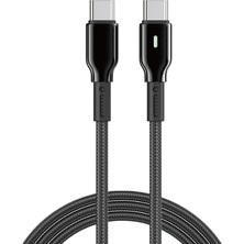 Wiwu WI-C075 Drualink Serisi Type-C To Type-C Pd Hızlı Şarj Kablosu 60W 1m Siyah