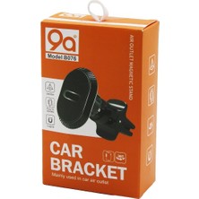 Go İthalat OTO - ARAÇ TELEFON TUTUCU MIKNATISLI - 360 DERECE BAŞLIK MADALLI (4989)