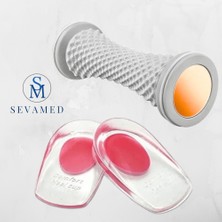 Topuk Dikeni Tabanlığı Ayak Pedi ve Ayak Vücut Masaj Silindiri Ayak Ağrıları Topuk Çatlağı Tabanlık Kırmed