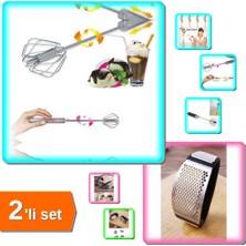 Hereveoyuncak Bas Çek Mikser + Sarımsak Ezici Seti - Pratik Mutfak Yardımcıları | Hızlı Hazırlık CN48KP