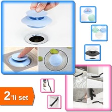 Hereveoyuncak Ince Kıl Derz Fırçası + Lavabo Küvet Filtreli Tıkama Aparatı 2li Set M4R2V8