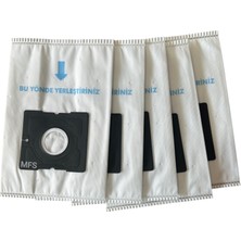 MFS Arçelik Uyumlu S 4960 / S 4961 / S4962 / S4964 Tornadoflex Orj. Bez Toz Torbası ( 5 Adet )