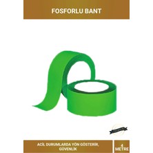 Letsii 4 Metre Fosforlu Güvenlik Şeridi Bant