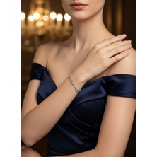 Zarene Silver Gezgin Çiçekler Bileklik 925 Ayar Gümüş