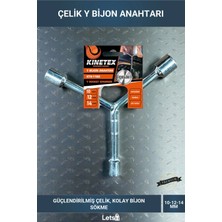 Letsii 10 12 14MM Çelik Y Bijon Anahtarı Motosiklet, Bisiklet, Atv Uyumlu
